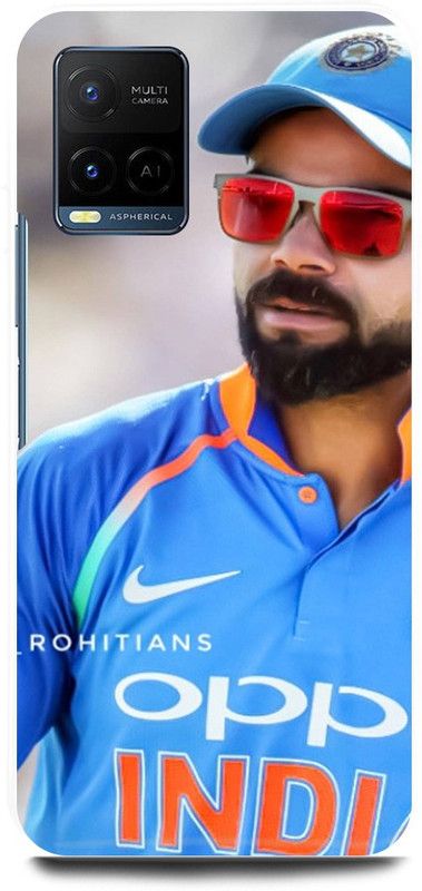 play fast Back Cover for Vivo Y21A, V2149 VIRAT, KOHLI, INDIAN, PLAYER, RCB  (Blue, Hard Case, Pack of: 1)