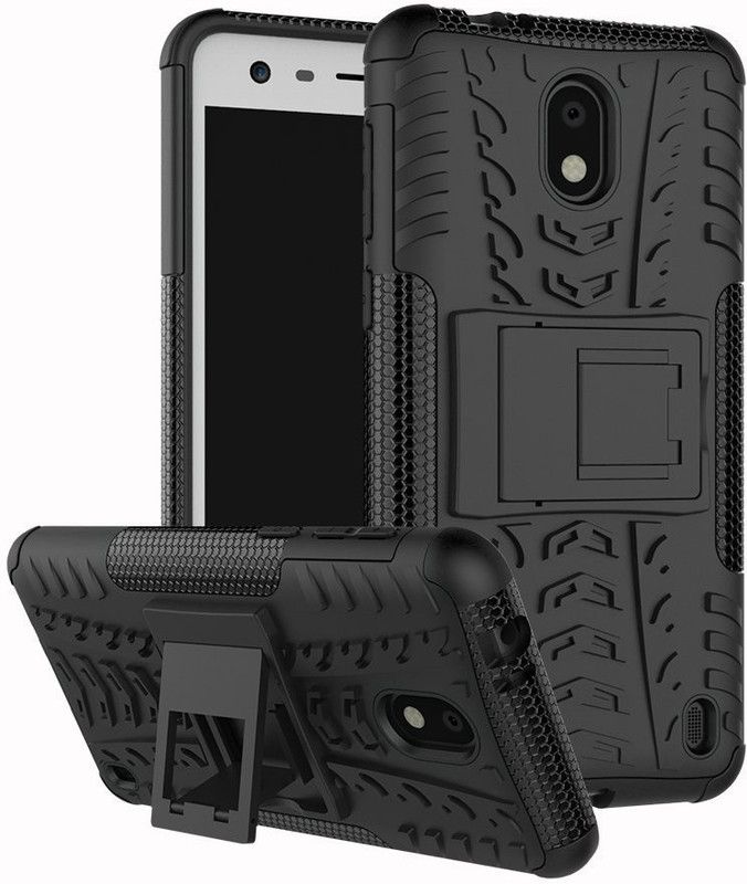 Elica Back Cover for NOKIA 2  (Black, Shock Proof, Pack of: 1)