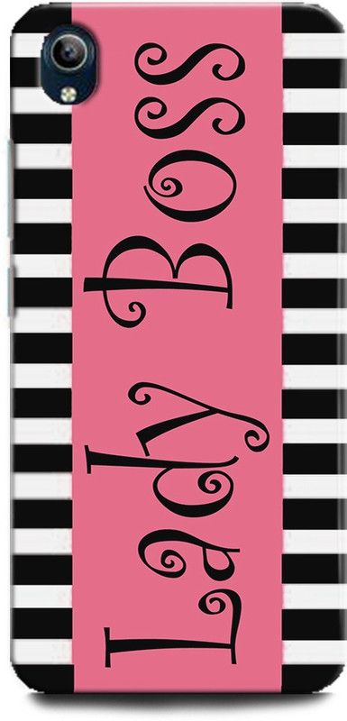 INDICRAFT Back Cover for Vivo Y90 / Vivo 1908 LADY BOSS, GIRLY  (Multicolor, Hard Case, Pack of: 1)