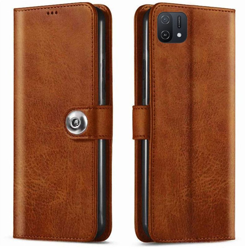 GLOVER Back Cover for OPPO A16E  (Brown, Pack of: 1)