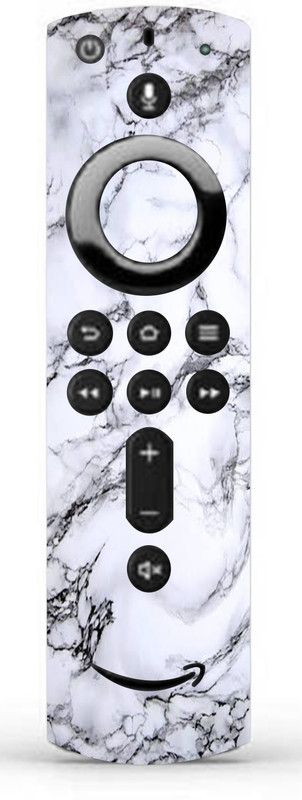 Mclaxa Marble Amazon Fire TV Remote Skin, Marble Mobile Skin  (Marble TV Remote Skin With Ultra Super Matte Finish)