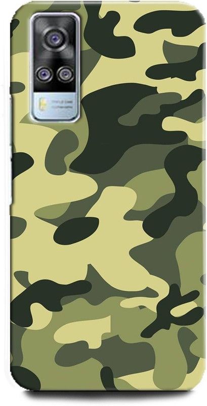 Afterglow Back Cover for Vivo Y51A CAMOUFLAGE, ARMY, ARMY PRINT, ABSTRACT, GREEN, PATTERN  (Multicolor, Shock Proof, Pack of: 1)