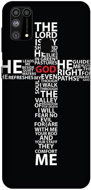 URCHIN Back Cover for Samsung M31 jesus christ, Cross, Jesus cross, christian, Ishu Masiha, God  (Multicolor, Shock Proof, Pack of: 1)