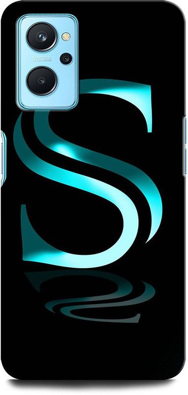 ORBIQE Back Cover for OPPO A76 S, S LETTER, S ALPHABET, DESIGN  (Multicolor, Hard Case, Pack of: 1)