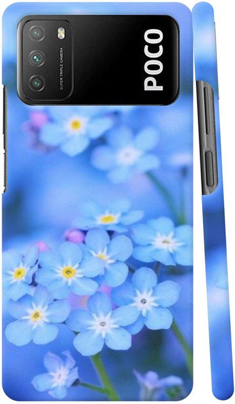 PEPART Back Cover for POCO M3  (Multicolor)