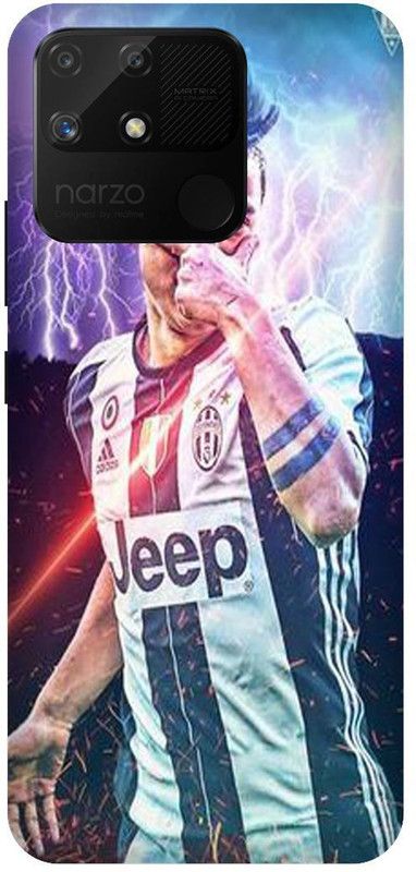 itrusto Back Cover for realme Narzo 50A , realme Narzo 50A Ronaldo BACK COVER  (Multicolor, Pack of: 1)
