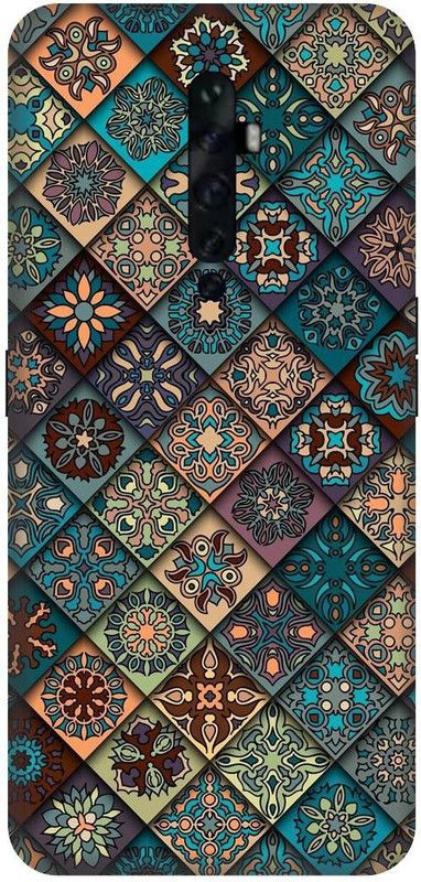 SSMORYA Back Cover for OPPO Reno2 F ( Mandala Flower ) Printed Back Cover  (Multicolor, Shock Proof, Pack of: 1)