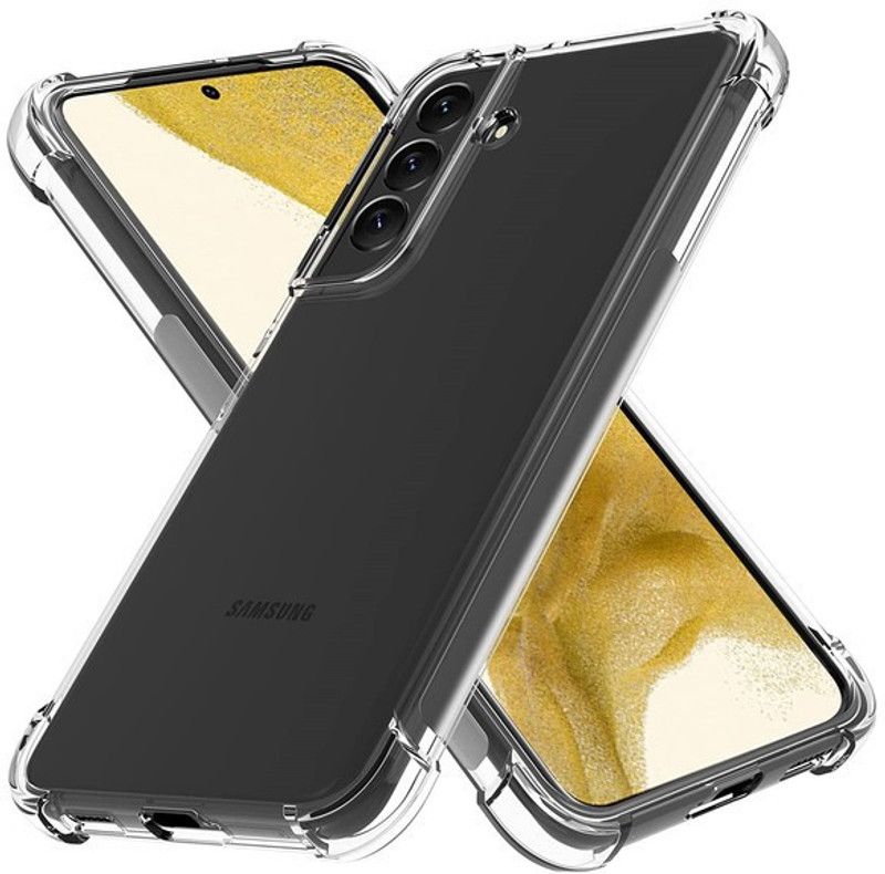 Mascot Max Back Cover for Samsung Galaxy S22  (Transparent, Camera Bump Protector, Silicon, Pack of: 1)