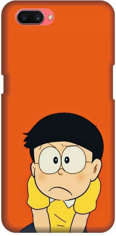URCHIN Back Cover for Realme 1 Nobita, doraemon, cartoon, cute, funny  (Multicolor, Shock Proof, Pack of: 1)