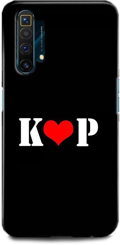 Afterglow Back Cover for Realme X3 K P, K LOVES P, NAME, LETTER, ALPHABET, KP LOVE, HART  (Multicolor, Shock Proof, Pack of: 1)