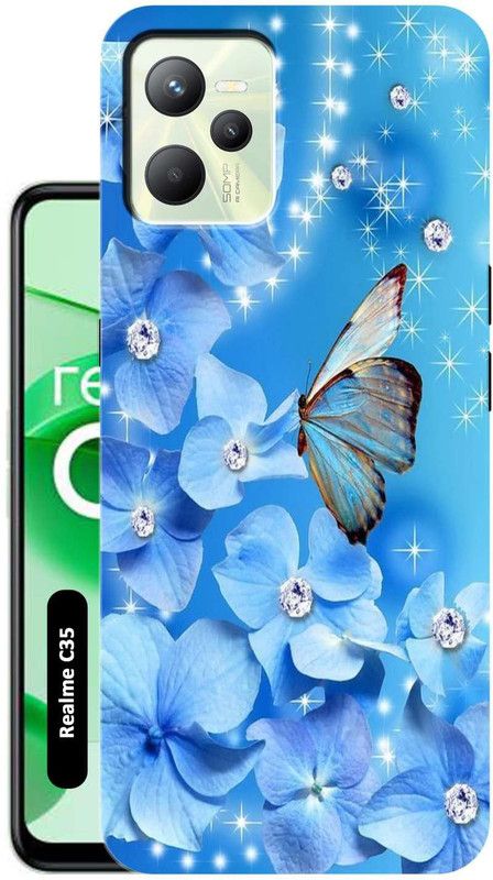 Dekhbuy Back Cover for Realme C35,Realme narzo 50A Prime  (Blue, Silicon, Pack of: 1)