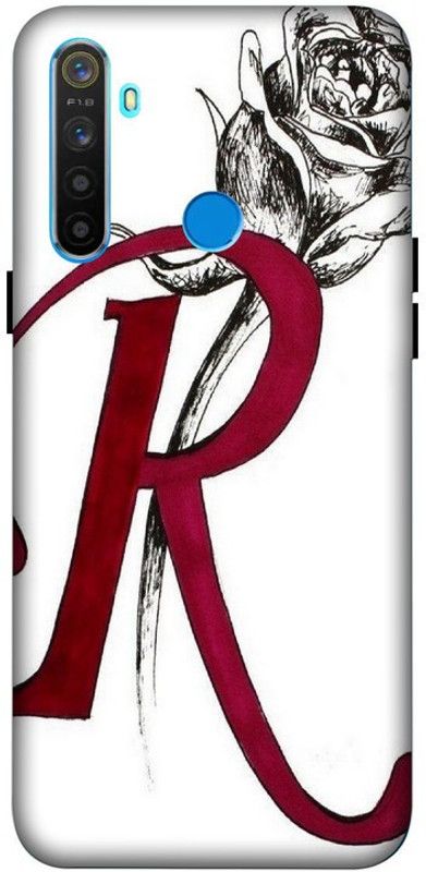LUCKY MOBI.COM Back Cover for REALME NARZO 10 ( R NAME , LETTER NAME) PRINTED BACK COVER  (Multicolor, Waterproof, Pack of: 1)