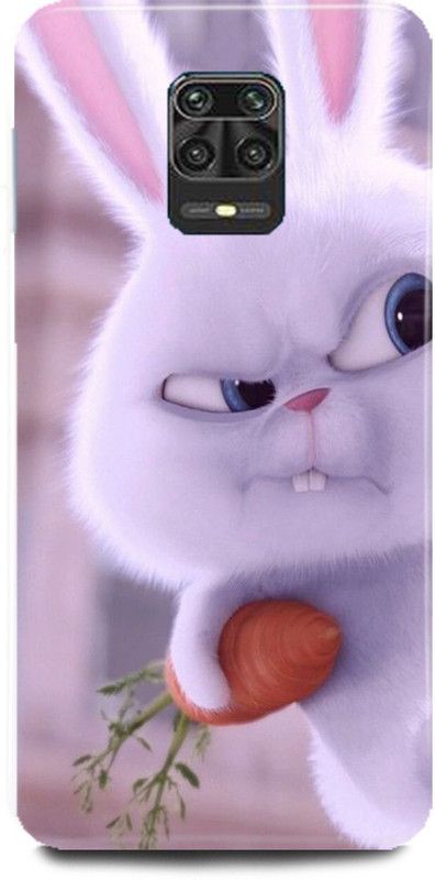 MRBE Back Cover for POCO M2 Pro, CUTE RABBIT BACK COVER  (Multicolor, Hard Case, Pack of: 1)