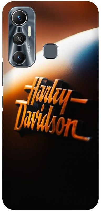 FIKORA Back Cover for Infinix Hot 11, X662, HARLEY, DEVIDSON, SPORTS, HEAVY, BIKE  (Yellow, Hard Case, Pack of: 1)