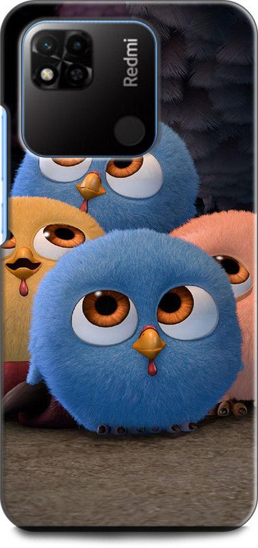 INDICRAFT Back Cover for REDMI 10A FREE BIRDS, FUNNY BIRDS, CARTOON, ANGRY BIRDS  (Multicolor, Shock Proof, Pack of: 1)
