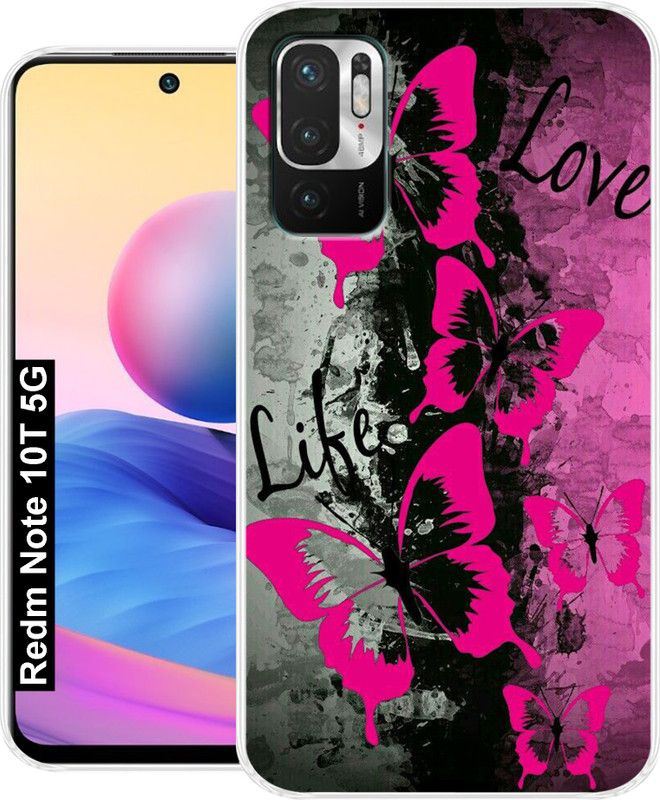 Cooldone Back Cover for Mi Redmi Note 10T 5G  (Multicolor, Grip Case, Silicon, Pack of: 1)