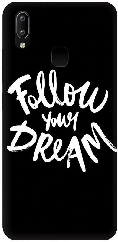 URCHIN Back Cover for Vivo Y95 follow your dream, motivational, black  (Multicolor, Shock Proof, Pack of: 1)