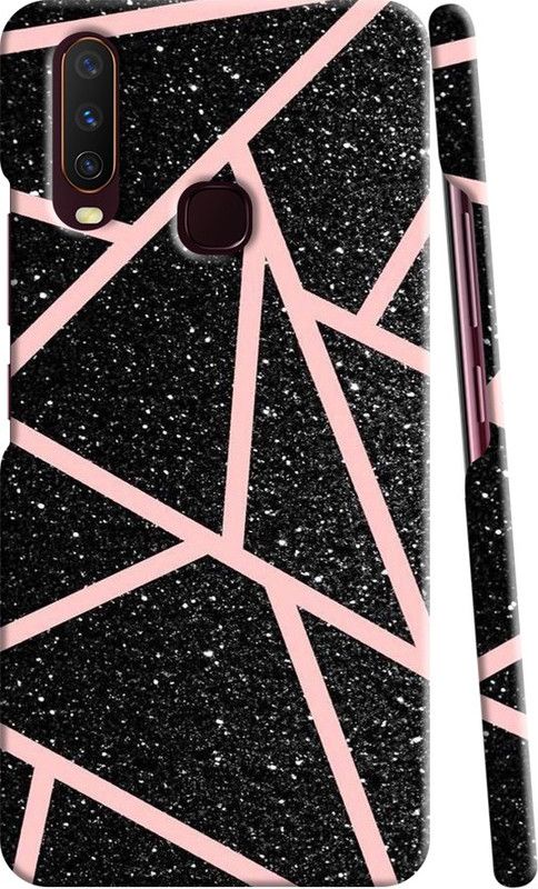SRI SAI CREATION Back Cover for Vivo Y15  (Black, Dual Protection)