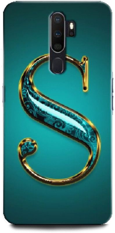 INDICRAFT Back Cover for Oppo A5 2020 / CPH1933 S, S LETTER, STAR, ALPHABET  (Multicolor, Hard Case, Pack of: 1)