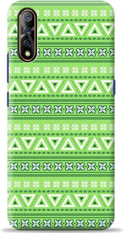 Crafter Back Cover for Vivo Z1x  (Green, Shock Proof)