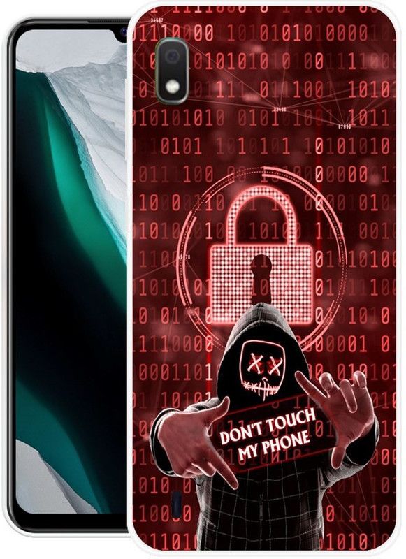 SIMAWAT Back Cover for Samsung Galaxy A10  (Brown, Grip Case, Silicon, Pack of: 1)