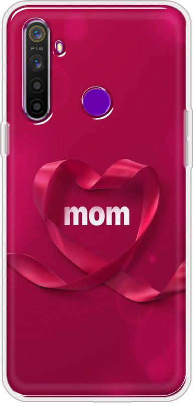 Hansviprint Back Cover for REALME 5s, REALME5, REALME5i  (Pink, Grip Case, Silicon, Pack of: 1)