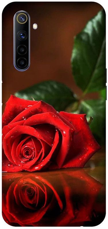 Thecoverking Back Cover for Realme 6 (Love heart,red love,cases cover  (Multicolor, Waterproof)