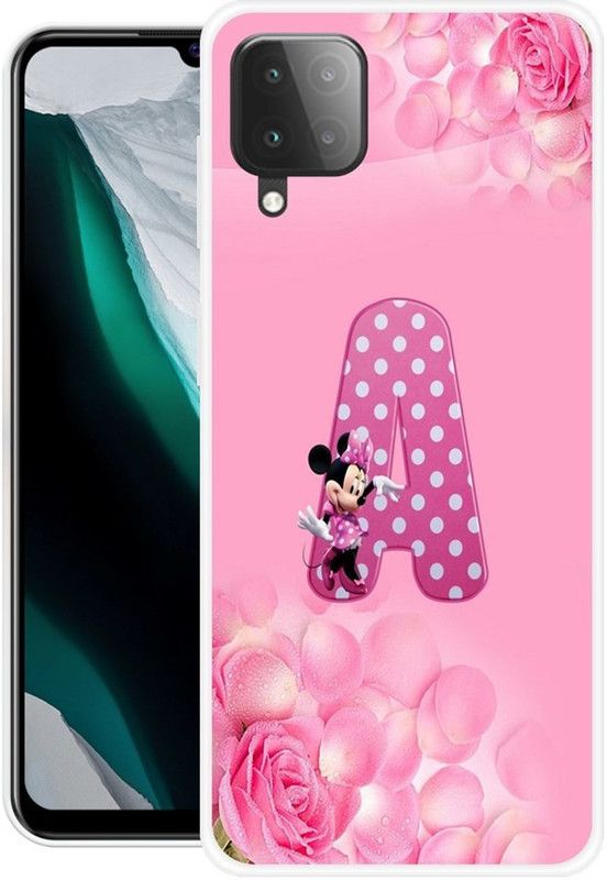 Chahar Back Cover for Samsung Galaxy F12  (Pink, Grip Case, Silicon, Pack of: 1)
