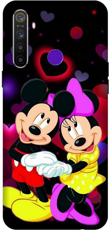 URCHIN Back Cover for Realme 5s Mickey mouse, minnie mouse, mickey mouse, cartoon, funny, cute, love, Disney  (Multicolor, Shock Proof, Pack of: 1)