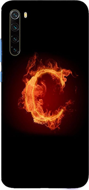METOO Back Cover for Redmi Note 8, Alphabet Design Back Cover_Print_3  (Multicolor, Dual Protection, Silicon, Pack of: 1)
