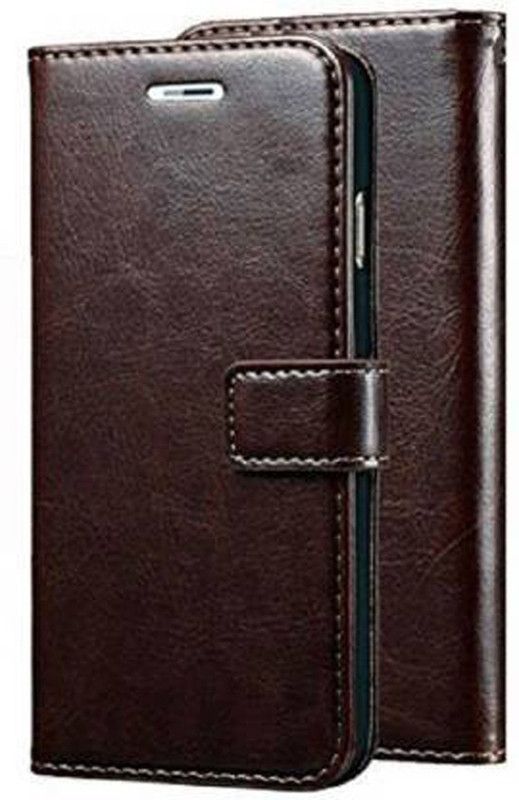 Express Delivery Flip Cover for POCO X2  (Brown, Pack of: 1)