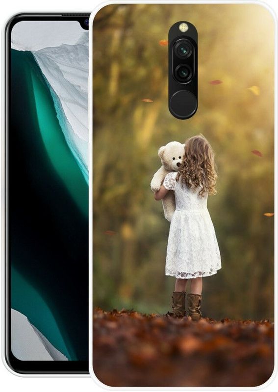 SIMAWAT Back Cover for Mi Redmi 8  (Multicolor, Grip Case, Silicon, Pack of: 1)