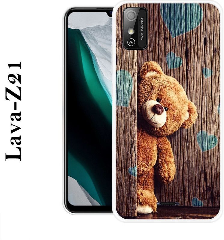 PALWALE BALAJI Back Cover for Lava Z21  (Brown, Beige, Silicon)