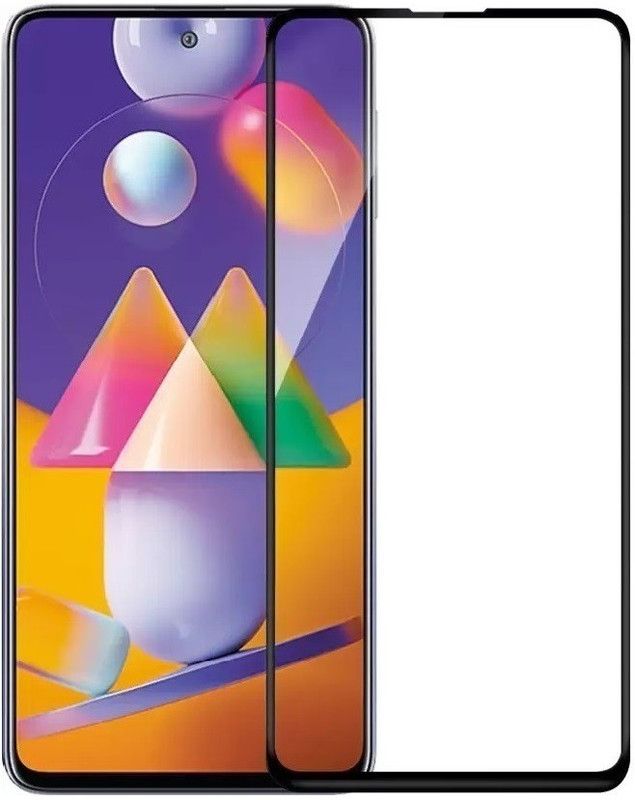 Express Buy Edge To Edge Tempered Glass for Samsung Galaxy M31S  (Pack of 1)