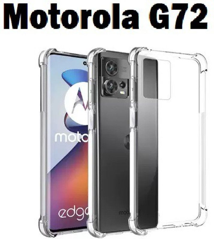 welldesign Back Cover for MOTOROLA G72, Moto G72, Motorola Moto G72  (Transparent, Shock Proof, Silicon, Pack of: 1)