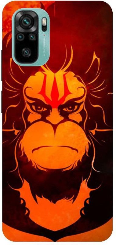 Bluvver Back Cover for Redmi Note10, M2101K7AI, Printed Hanuman ji,Bajrangbali Back Cover  (Multicolor, Hard Case, Pack of: 1)