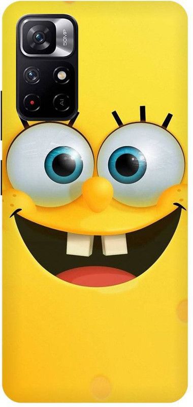 Bluvver Back Cover for POCO M4 Pro 5G, MZB0BGVIN, Printed Emoji Funny Face Back Cover  (Multicolor, Hard Case, Pack of: 1)