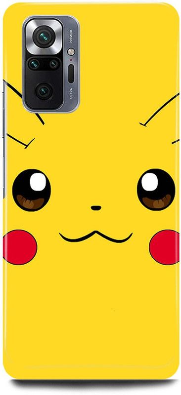 JUGGA Back Cover for Redmi Note 10 Pro Max, PIKACHU, POKEMON, CARTOON  (Yellow, Hard Case, Pack of: 1)