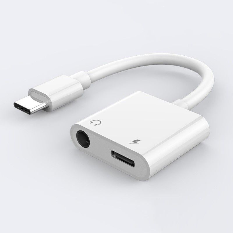 Wonder World Lenny White XXVI-FGS-464- Aux Audio Jack Music Earphone Audio Adapter & Charging Cable Converter Phone Converter  (Android, IOS)