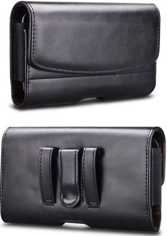 Mofi Pouch for Huawei Y7 (2018)  (Black, Holster)