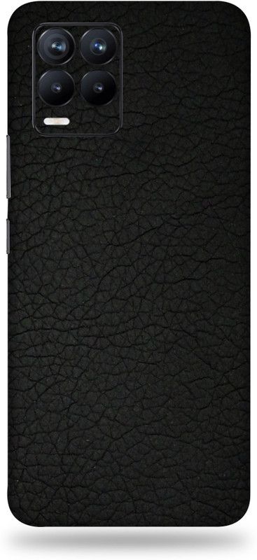 BUGGU Realme 8 pro, REALME 8 PRO, realme 8 pro Mobile Skin  (Ultra Super Black Leather Skin With High Mattte Finish.)