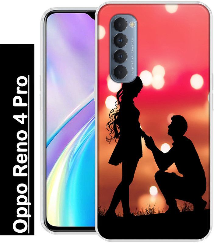 KUDI Back Cover for Oppo Reno 4 Pro  (Multicolor, Grip Case, Silicon, Pack of: 1)