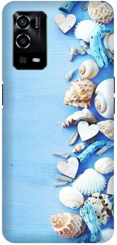 UMPRINT Back Cover for Oppo A55/CPH2325, Stone Blue Sky Stones Printed Back Cover  (Multicolor, Hard Case, Pack of: 1)
