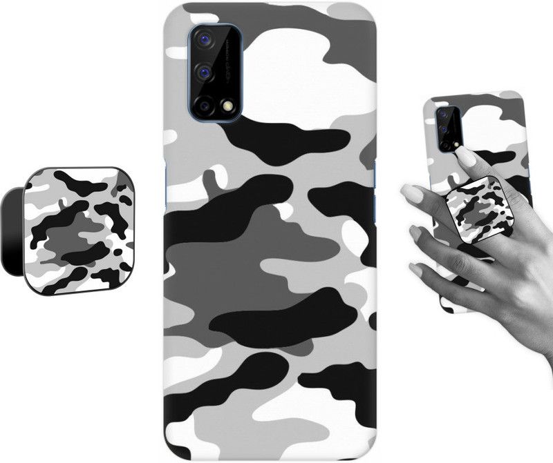 COBIERTAS Back Cover for Realme Narzo 30 Pro 5G  (Multicolor, Cases with Holder, Pack of: 2)