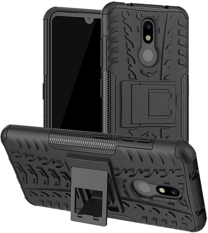SmartPoint Bumper Case for Nokia 3.2  (Black, Shock Proof, Pack of: 1)