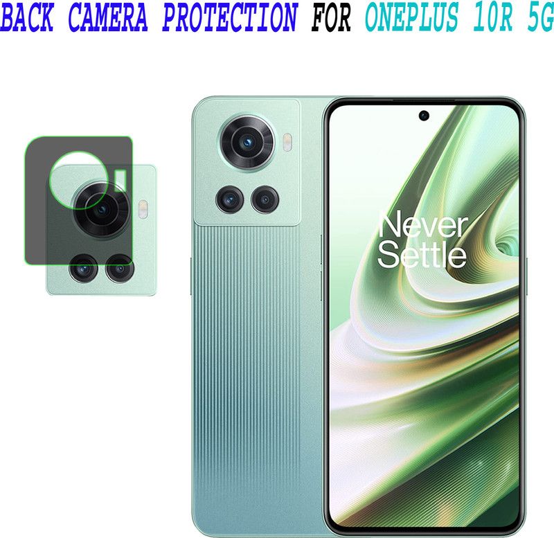 ejzatex Back Camera Lens Glass Protector for ONEPLUS 10R 5G  (Pack of: 1)