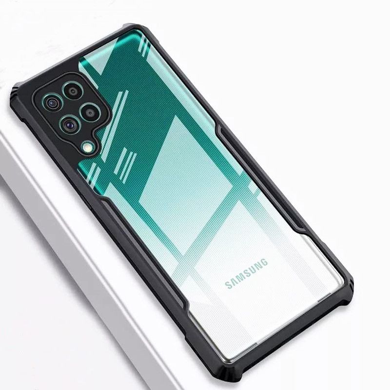 Dallao Back Cover for Samsung Galaxy F12  (Black, Shock Proof, Pack of: 1)