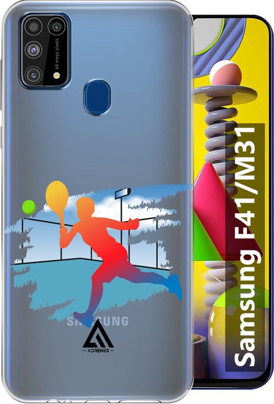 Adrenex Back Cover for Samsung Galaxy F41, Galaxy M31  (Multicolor, Grip Case, Silicon, Pack of: 1)