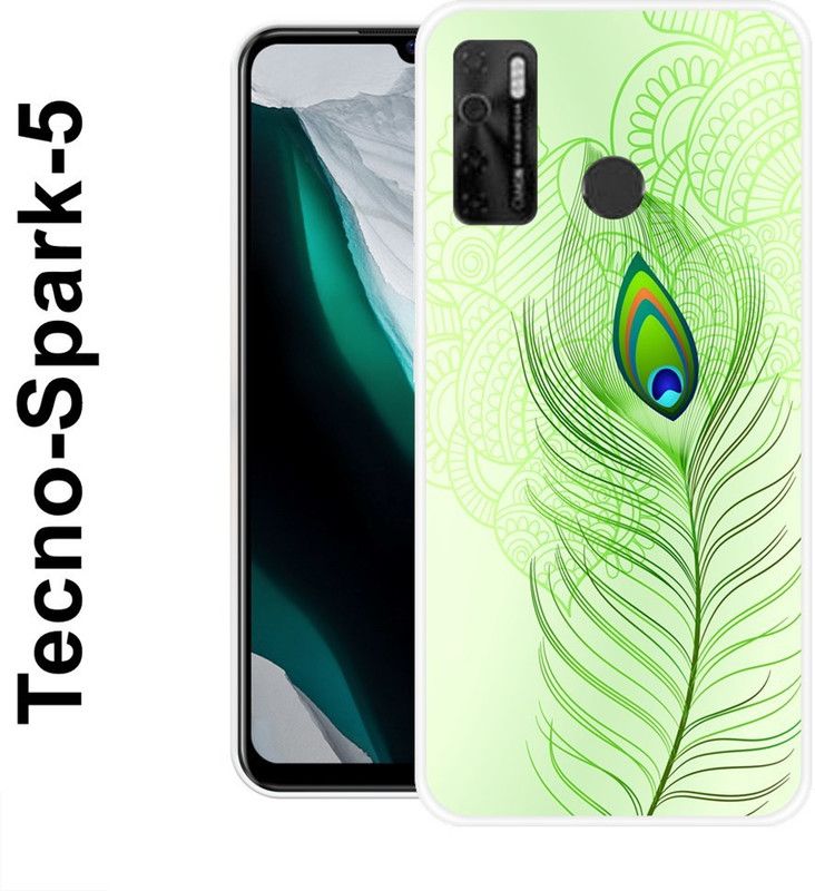 redfly Back Cover for Tecno Spark 5, TECNO Camon 15, Tecno spark 5 Pro  (Green, Blue, Silicon)