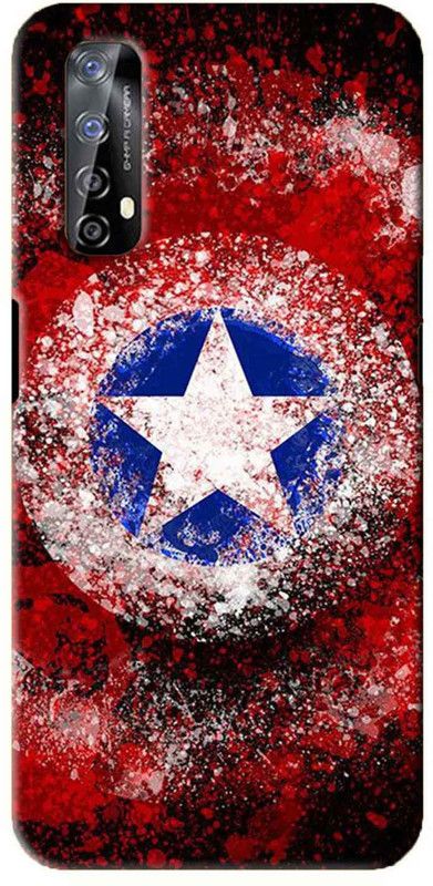 NDCOM Back Cover for Realme Narzo 20 Pro Avengers End Game Captain America Shield Printed  (Multicolor, Hard Case, Pack of: 1)
